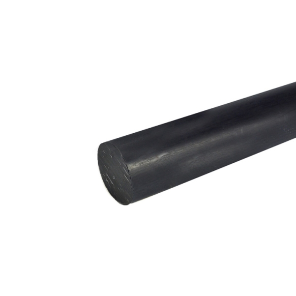 PE Polyetheen staf zwart 