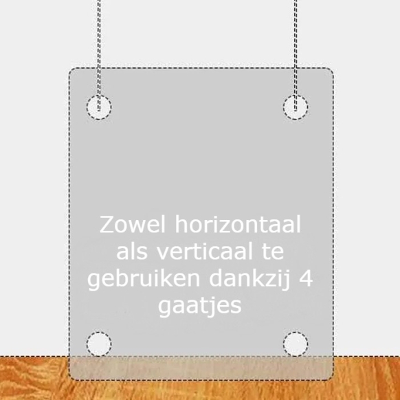 plexiglas ophangschem