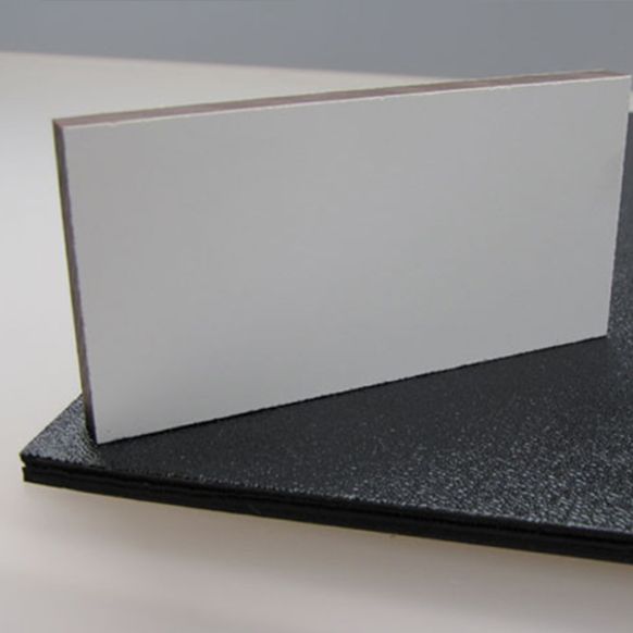 HPL hardkern platen mat glad 2-zijdig wit 