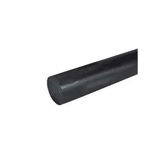 PE Polyetheen staf zwart Ø100mm lengte 2000mm