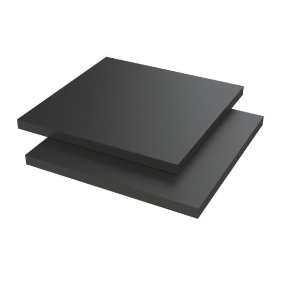 pvc donkergrijs
