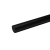 PVC rondstaf zwart