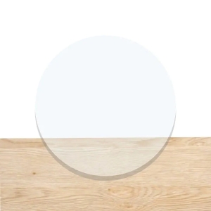 plexiglas cirkel helder