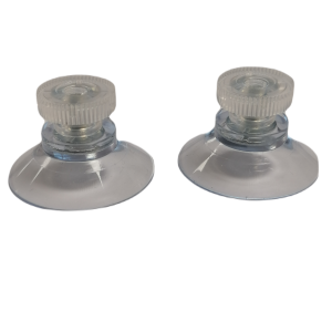 Zuignapjes ophangsysteem voor acrylaat plexiglas - set per 2 stuks