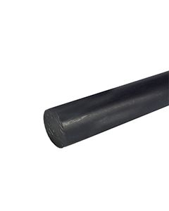 PA6 Nylon gegoten staf zwart Ø75 mm lengte 1000 mm
