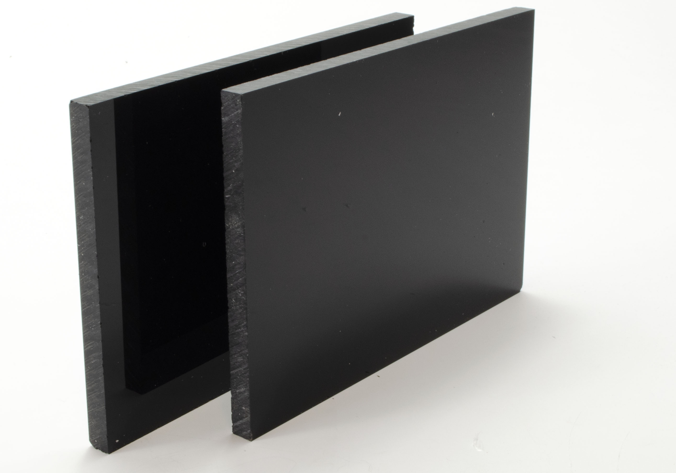 Zwarte Plexiglas plaat