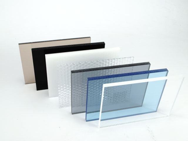 Verschillende soorten Perspex platen