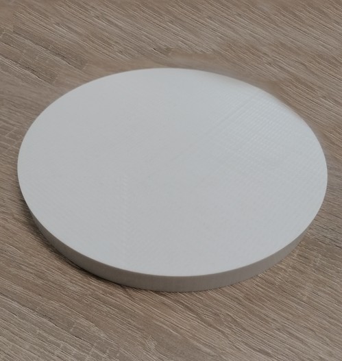 witte teflon cirkel