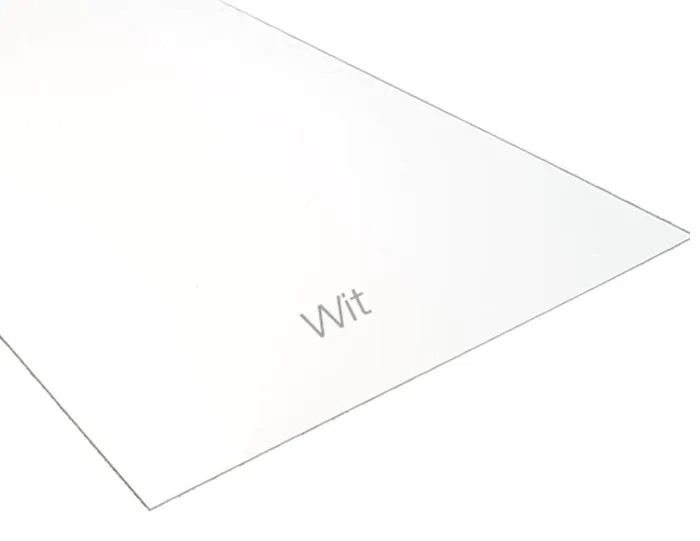 pvc plaat wit